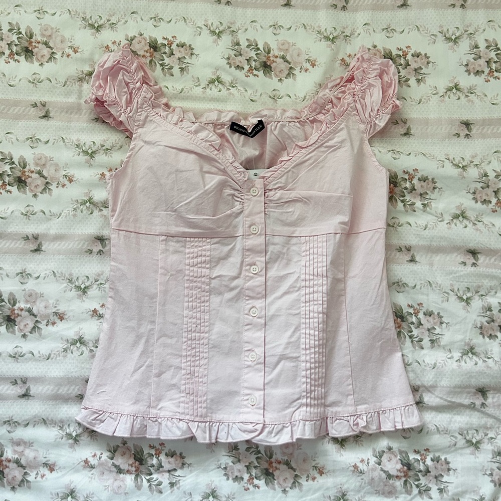 Brandy Melville Light Pink Elena Top